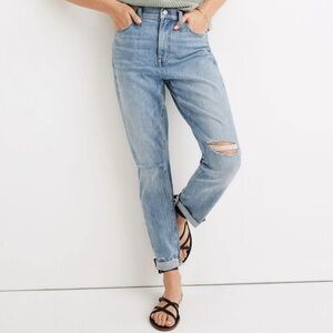 Madewell The Tall High-Rise Slim Boyjean in Elkhart Wash Size 28T